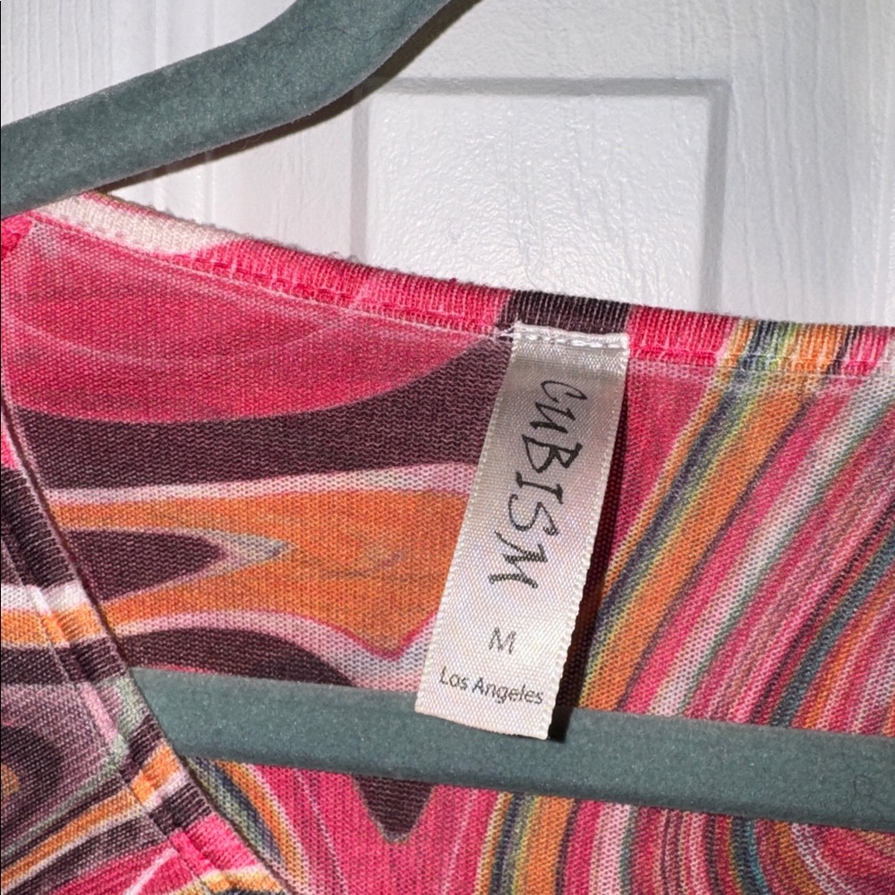 Cubism Marble Pink Dress NWOT - Picture 2 of 2